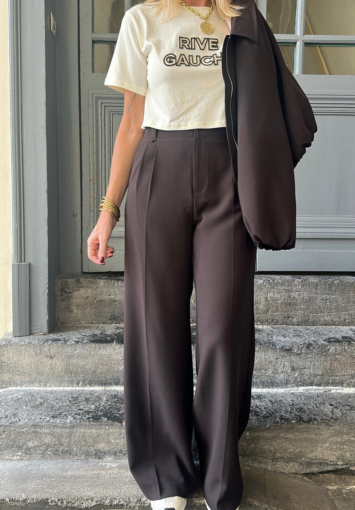 Pantalon SACHA Chocolat