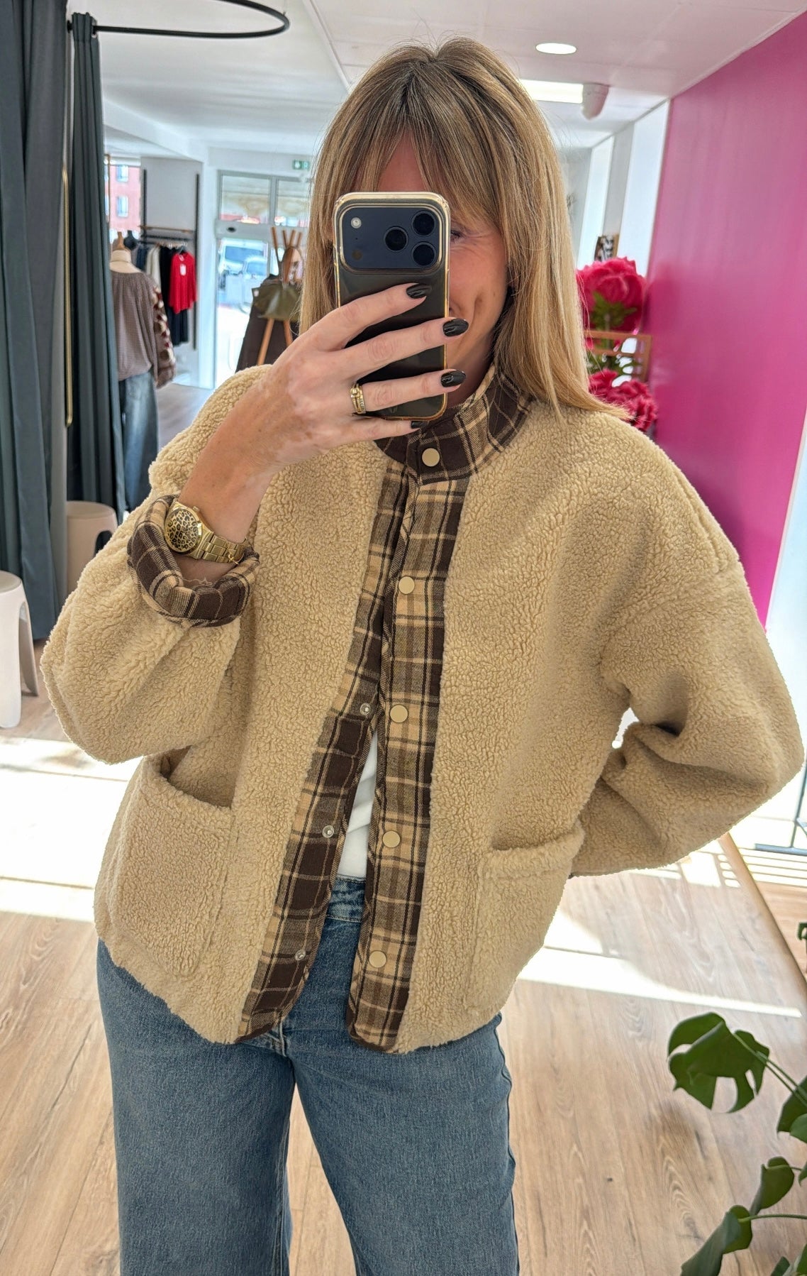 Veste LOU Chocolat/Ecru