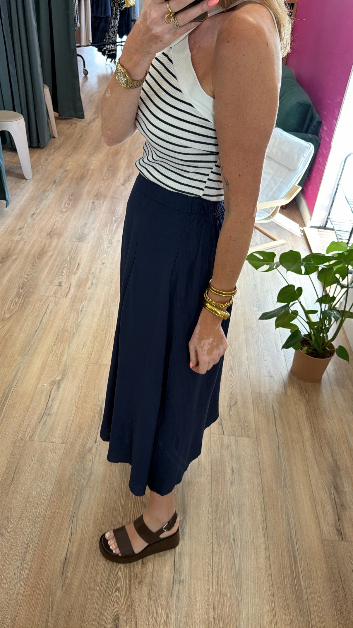 Jupe KARINE Bleu Marine