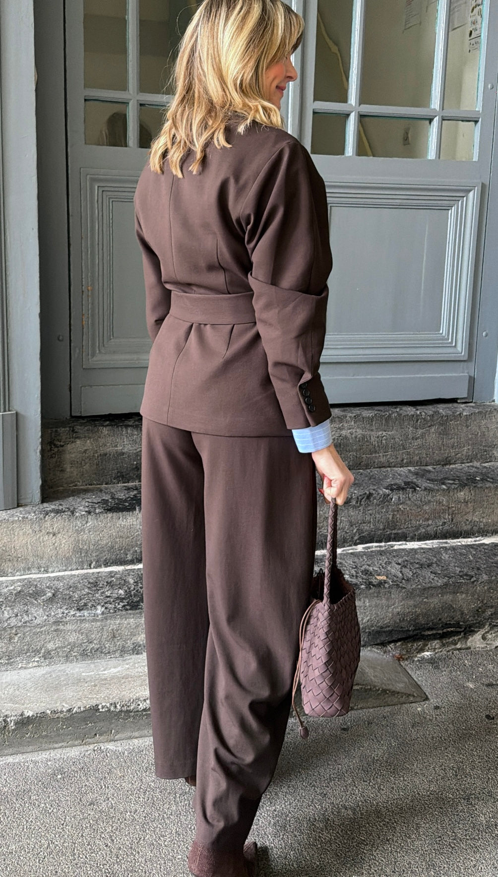 Blazer CHARLÈNE Marron