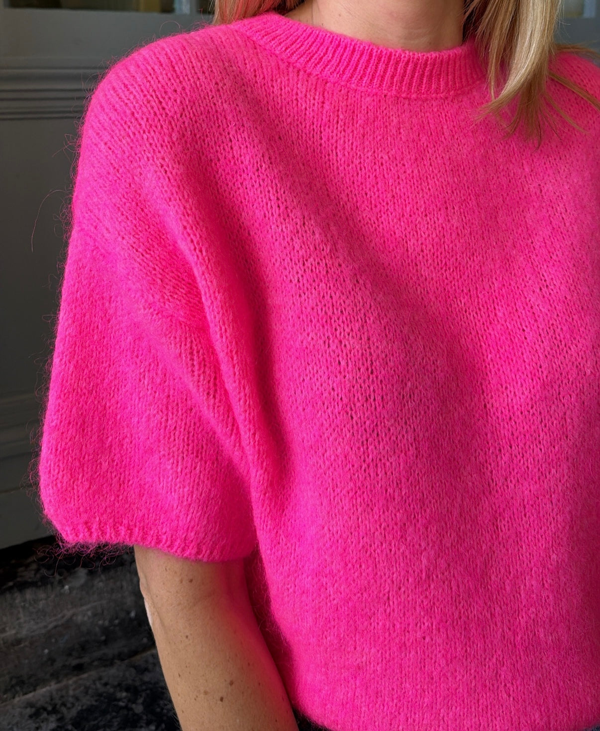 Pull YANNICK Rose fluo