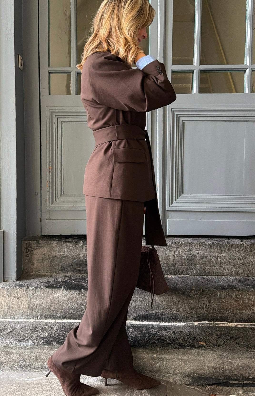 Blazer CHARLÈNE Marron