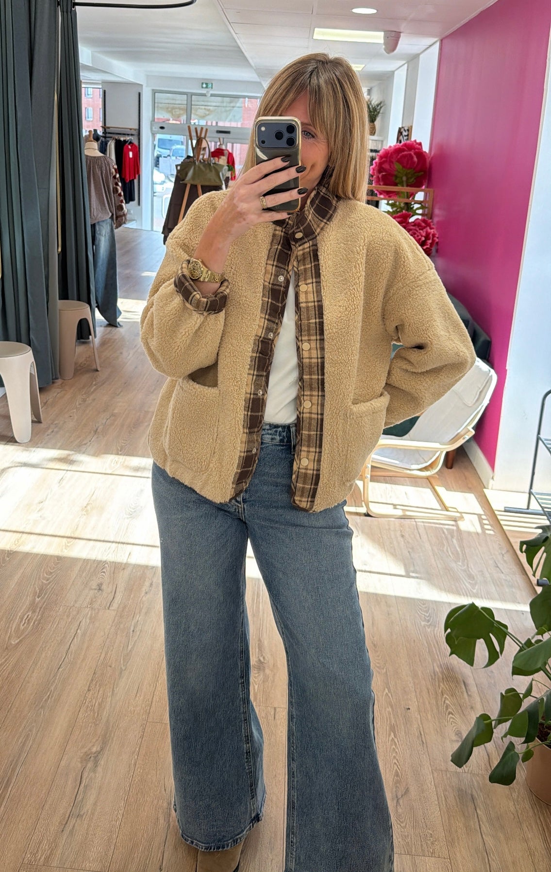 Veste LOU Chocolat/Ecru