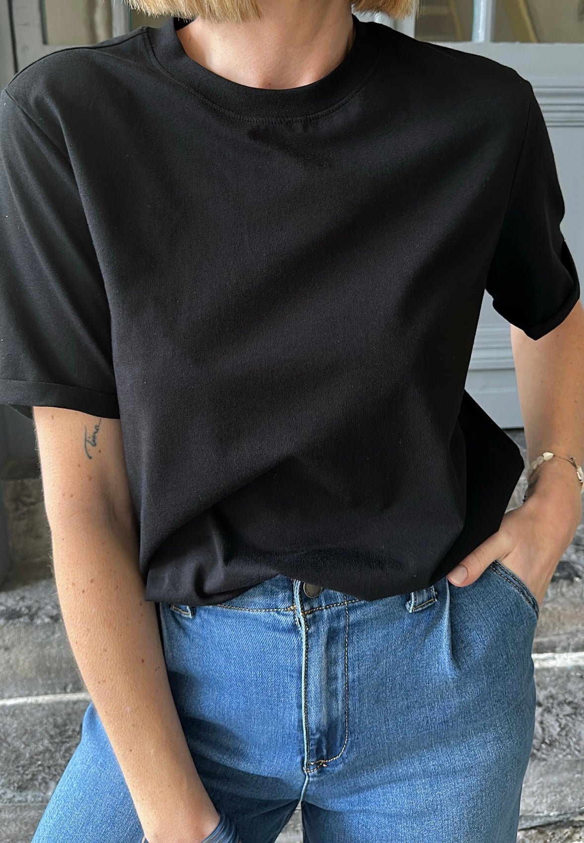 T-shirt RIA Noir PIECES