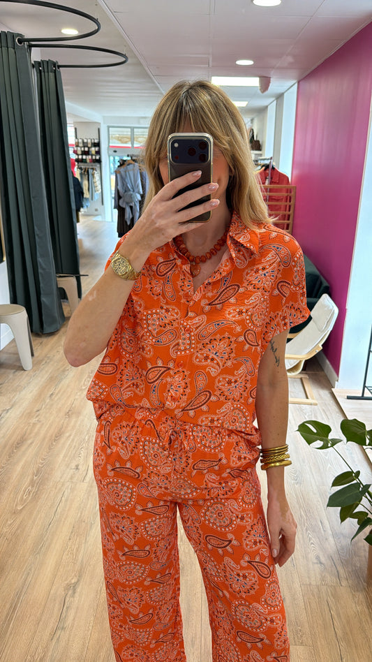 Chemise LAURE Orange