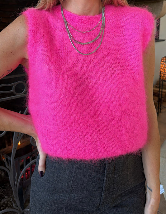 Pull GUSTAVE Rose fluo