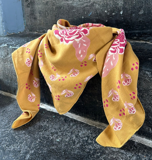 Grand Foulard Indien - MINDI CASSONADE BINDI ATELIER