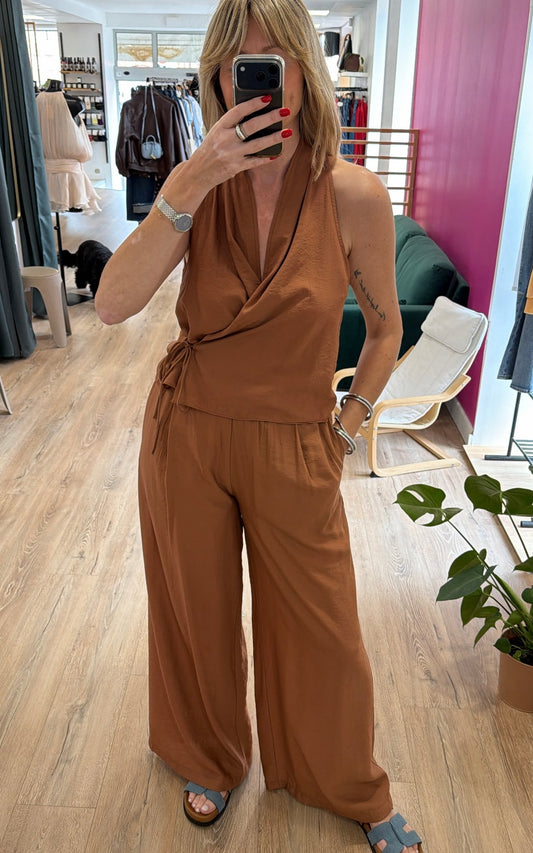 Pantalon HUGO Camel