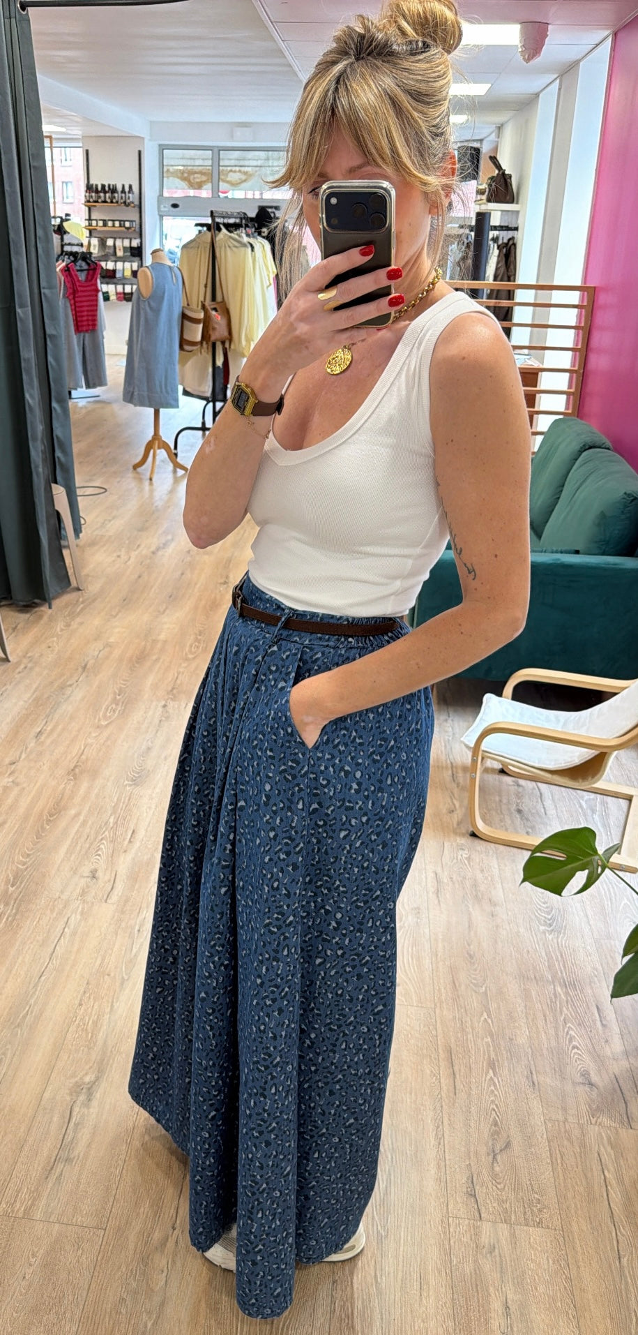 Jupe culotte EMY Léopard
