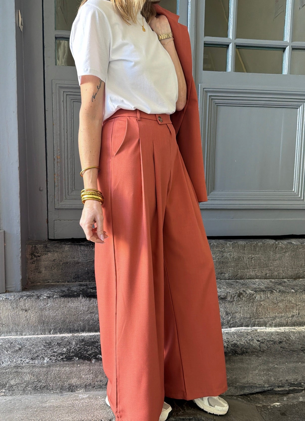 Pantalon JEANNETTE Terracota