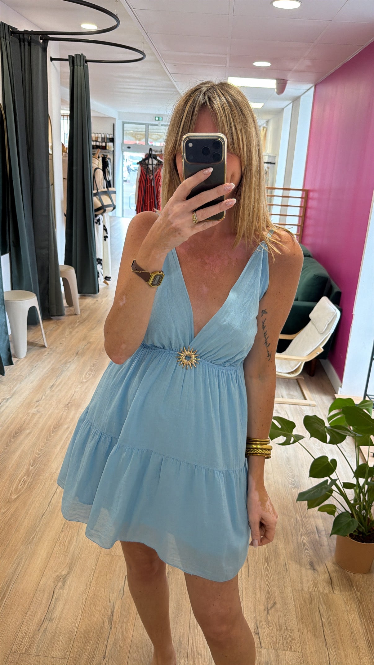 Robe SUNNY Bleu ciel