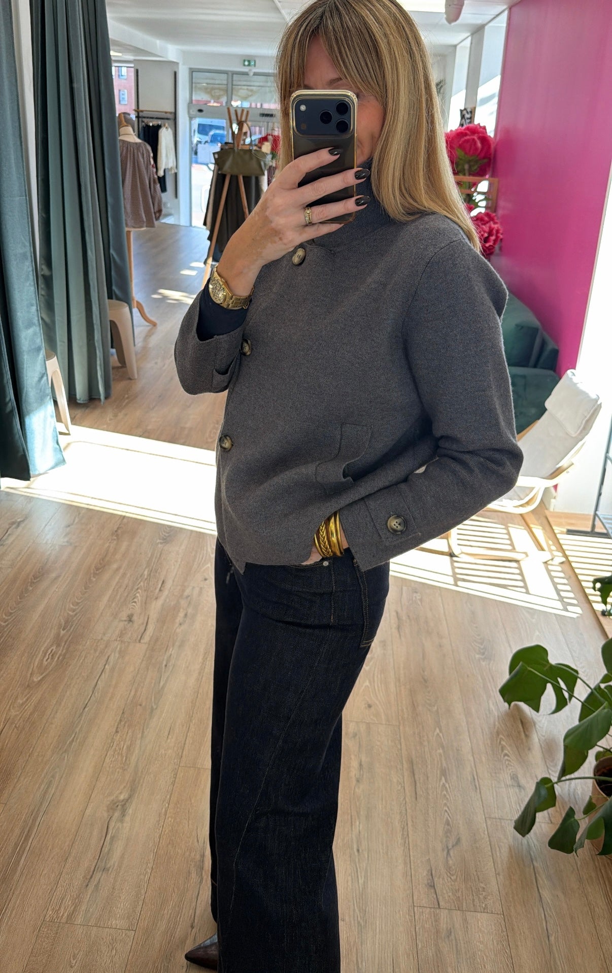 Gilet NINON Gris