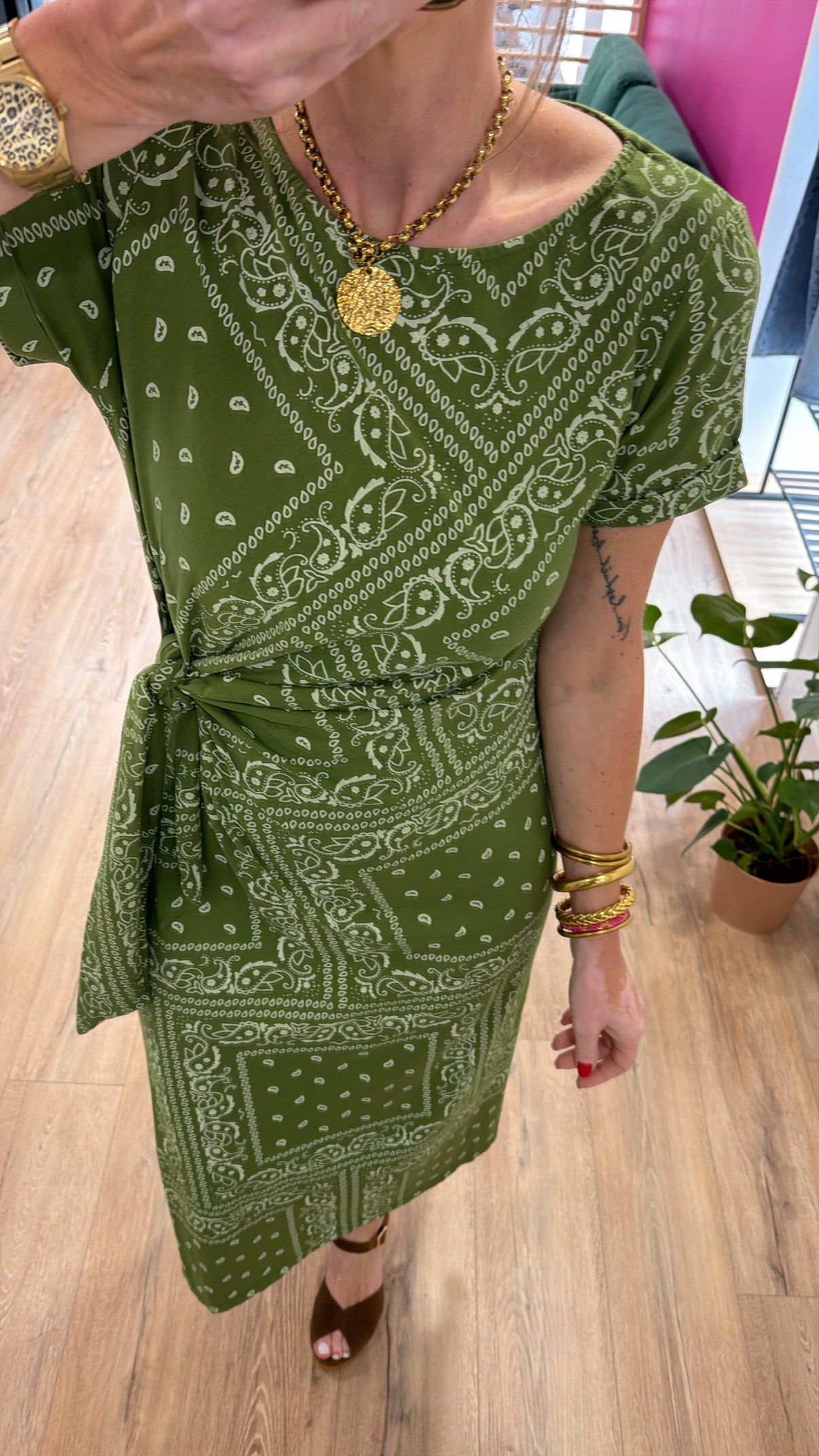 Robe BANDANA Olive