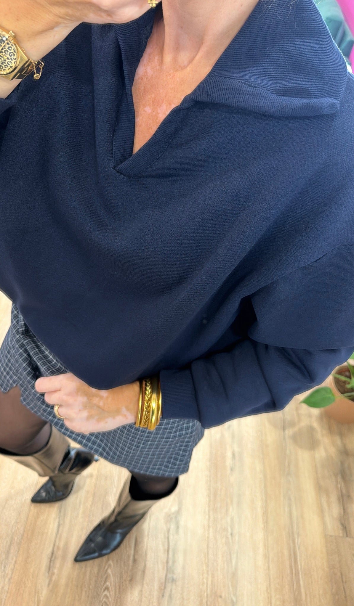 Sweat AUBIN Bleu marine