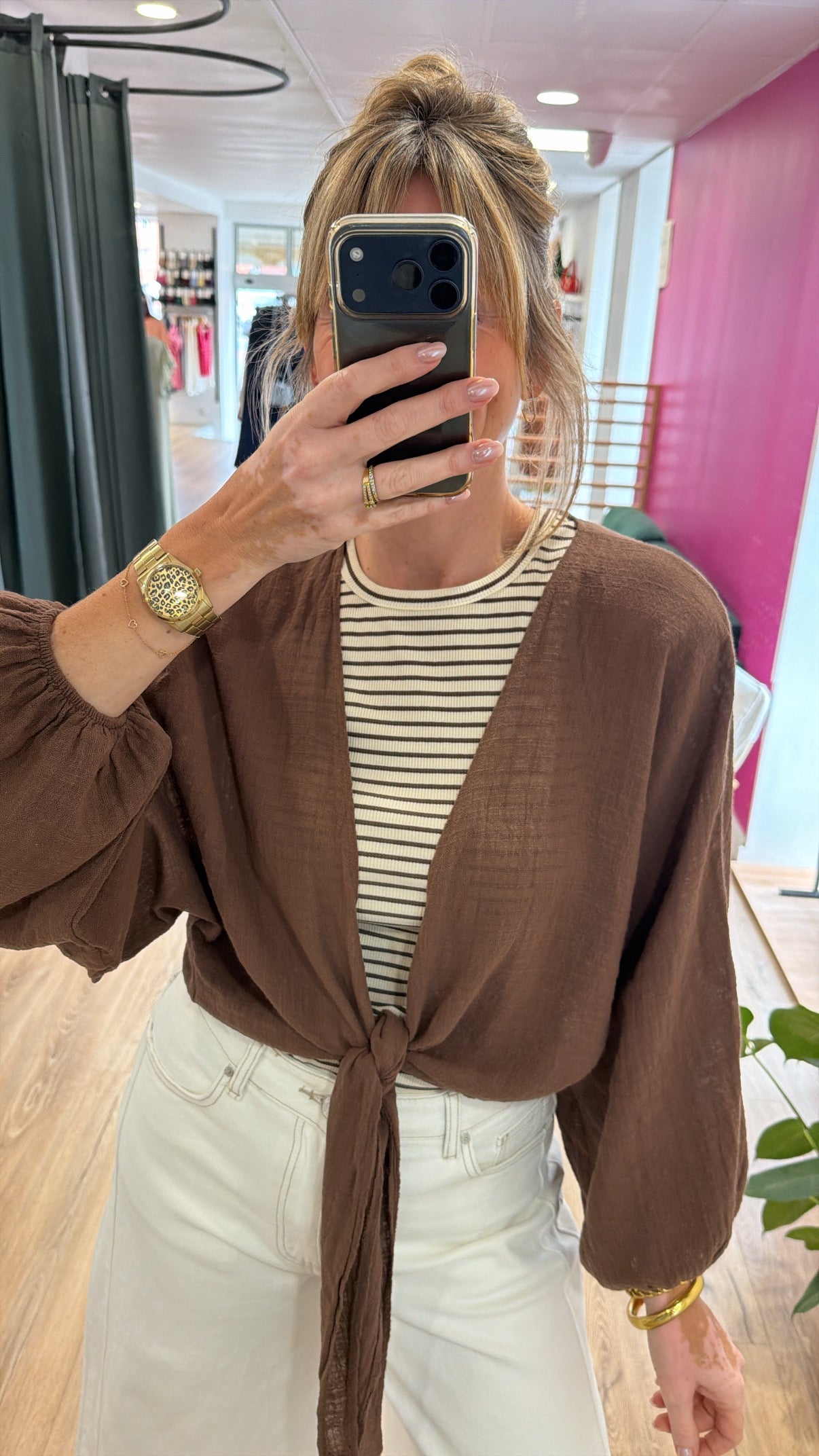 Gilet MARIAN Moka