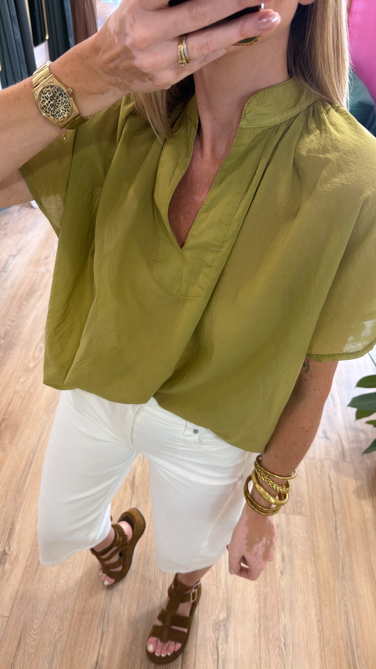 Blouse YSALIS Olive