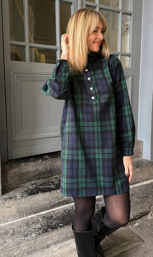 Robe tartan JEANNE