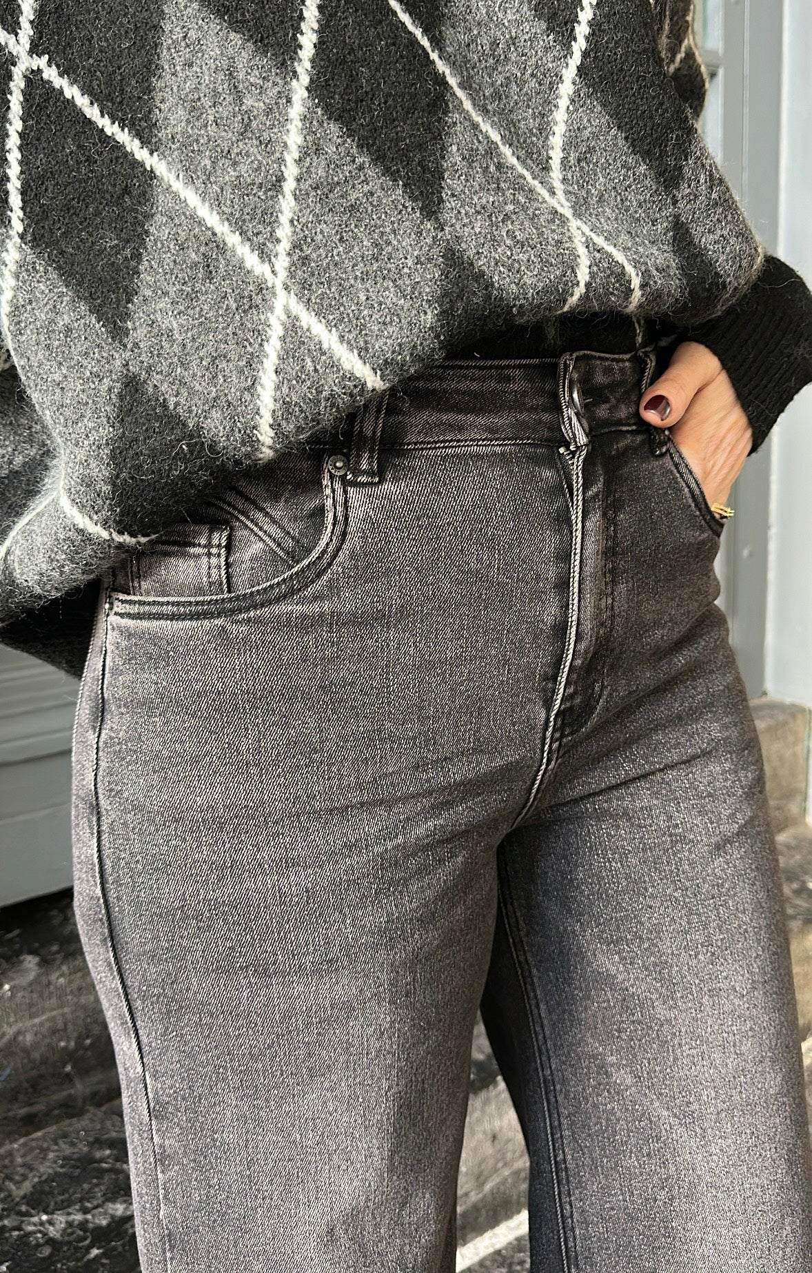 Jean Extra Wide AYDEN Gris