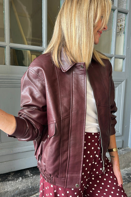 Veste DIANA Bordeaux