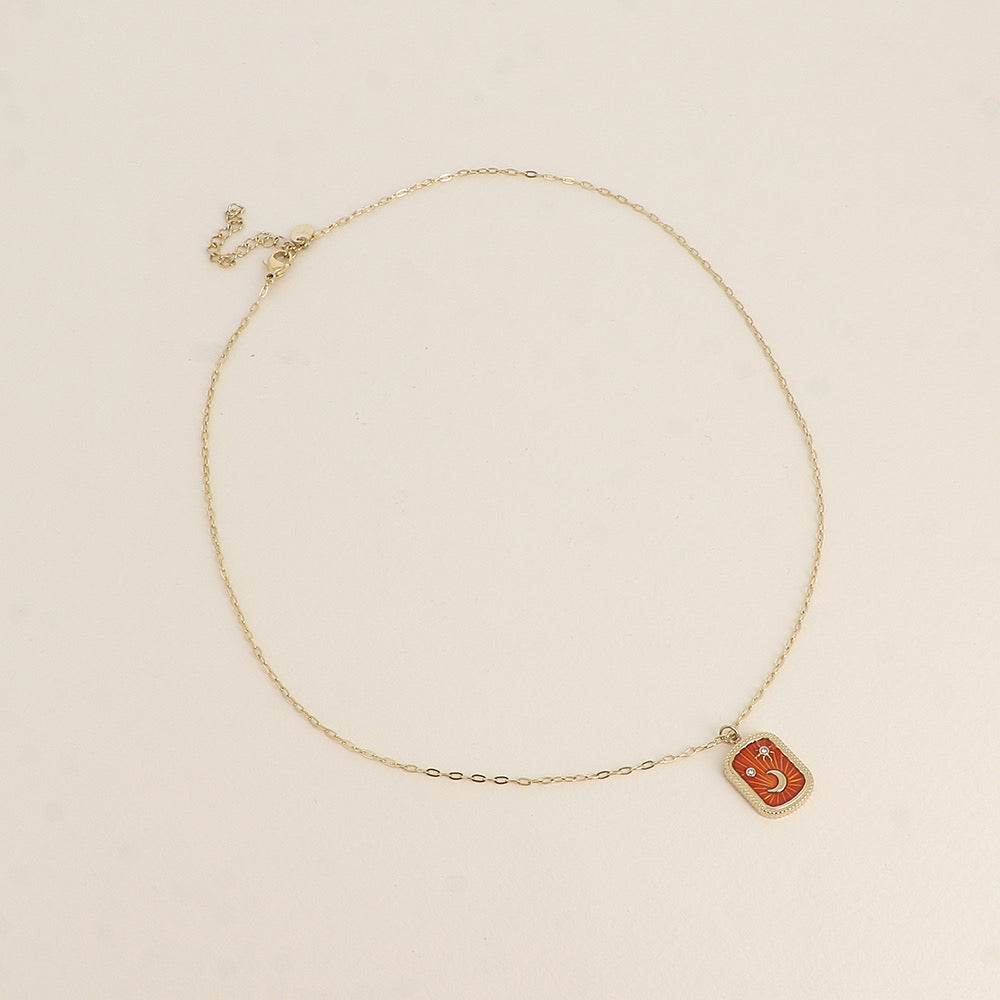 Collier LUNA Orange
