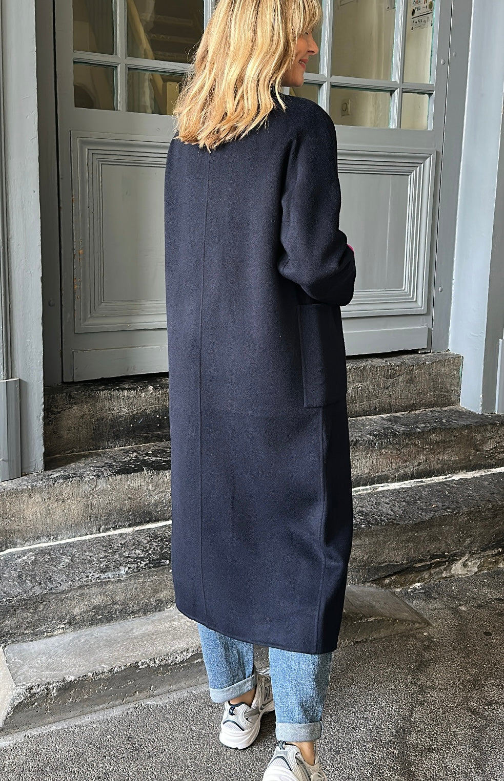 Manteau LEON Bleu marine