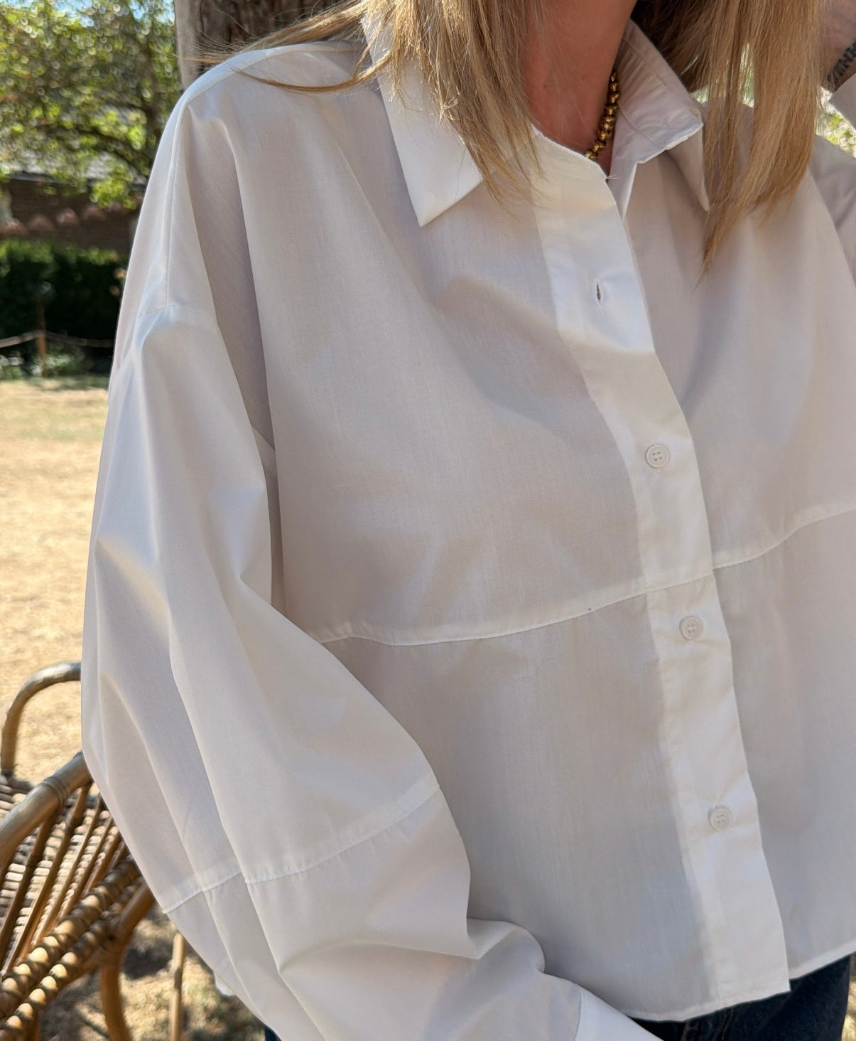 Chemise LEA Blanc cassé