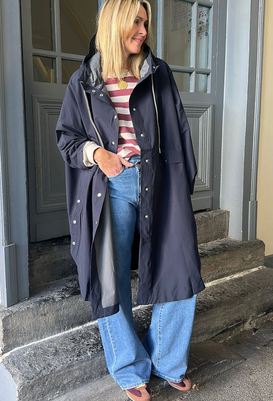 Imperméable GABIN Bleu Marine