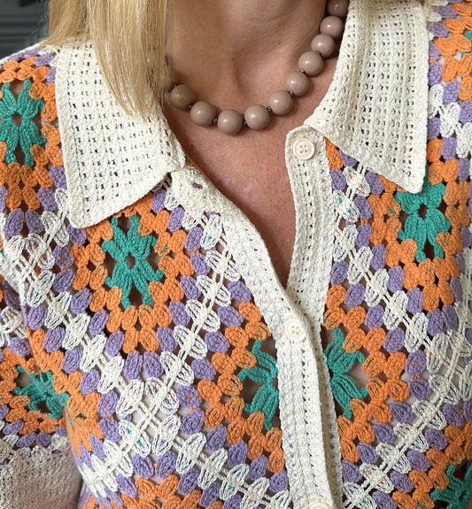 Collier SALOMÉ Moka