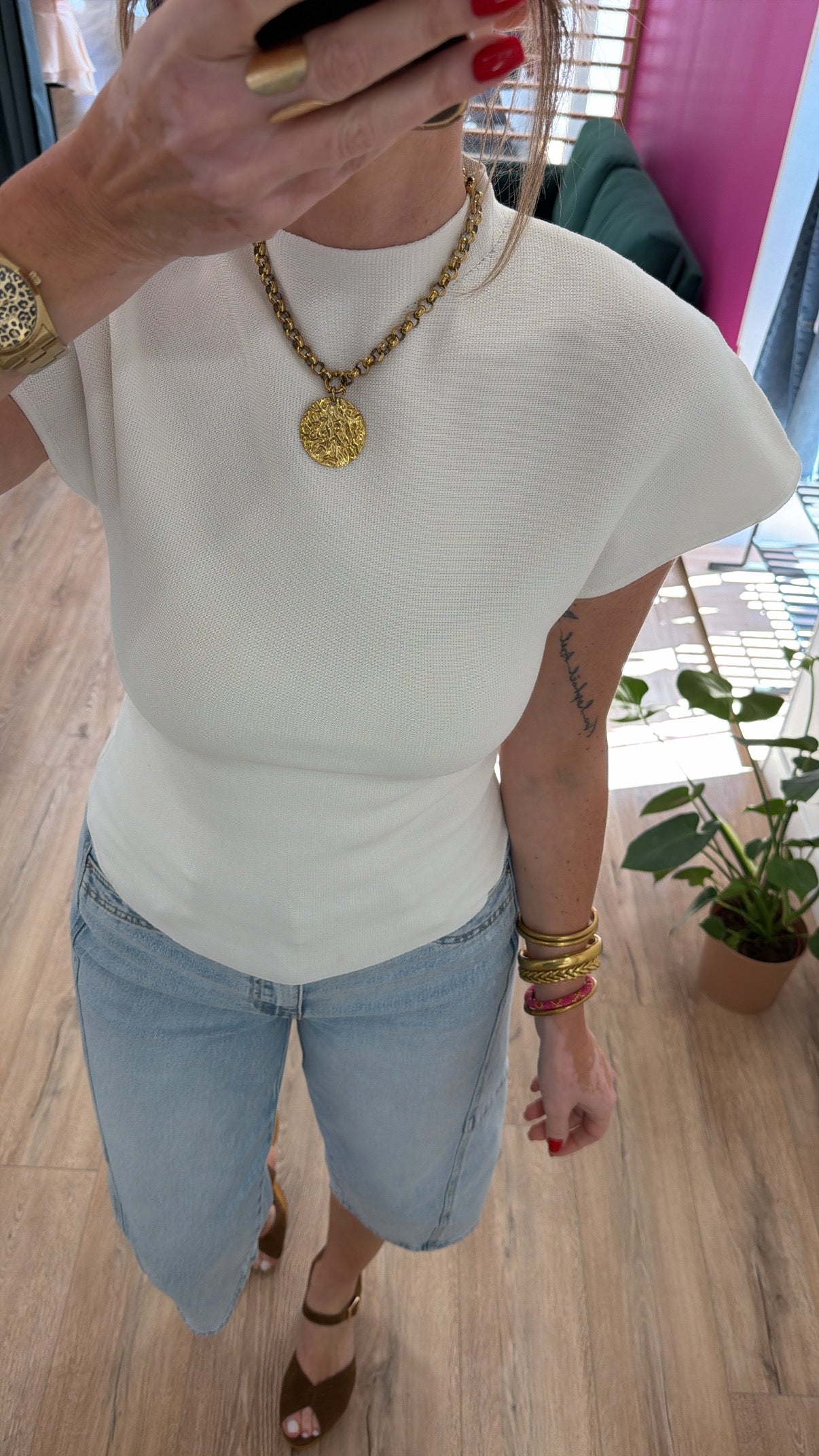 Top AURORE Blanc