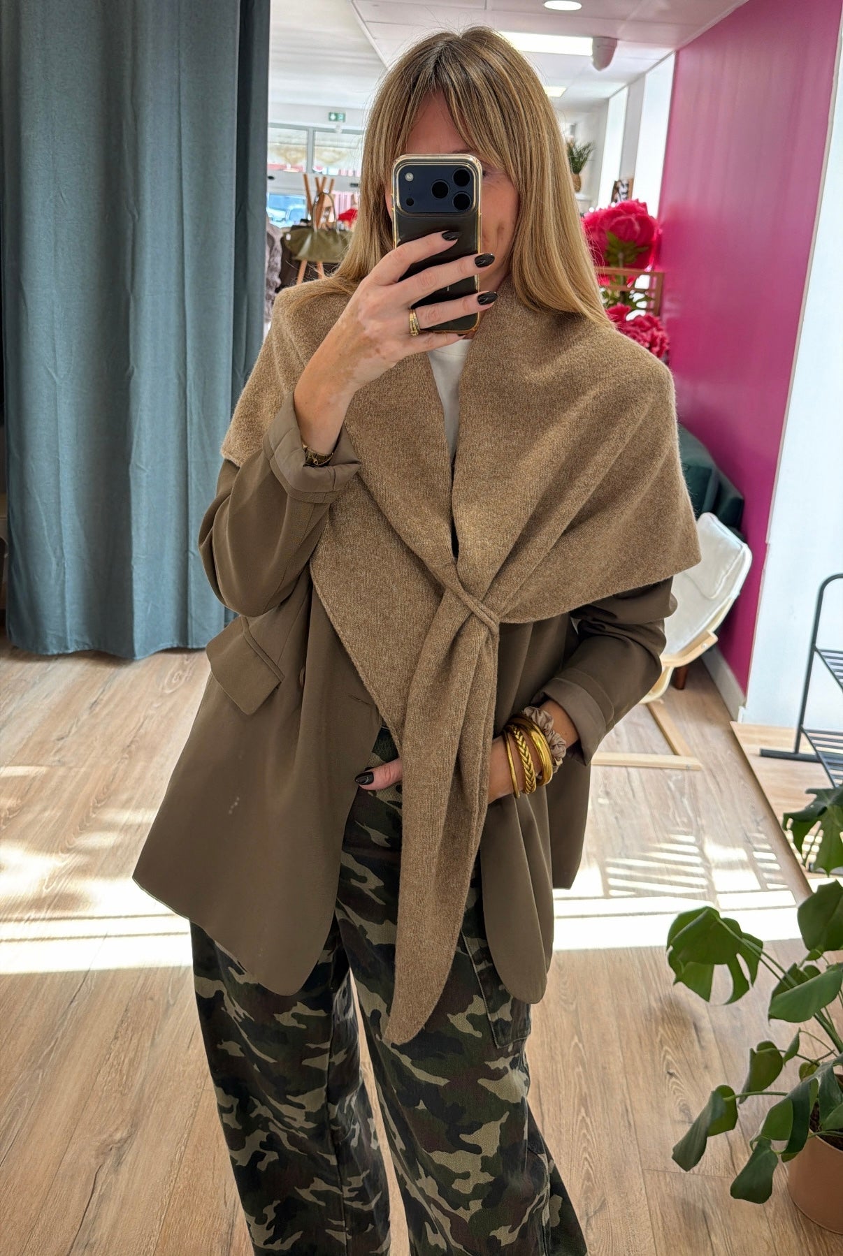 Châle THEO Camel