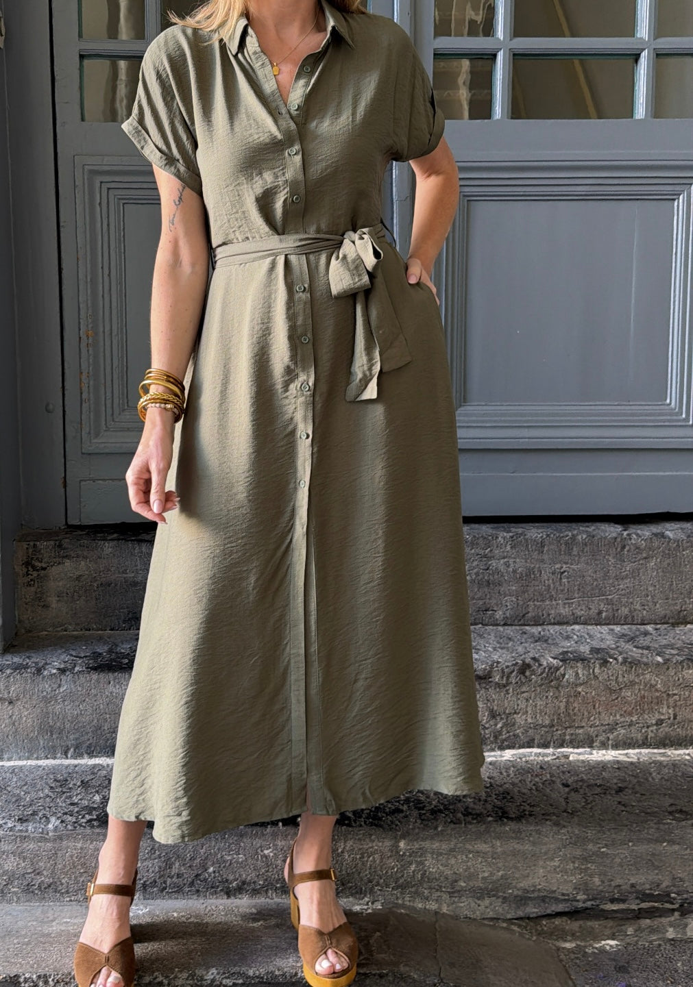 Robe ELIA kaki