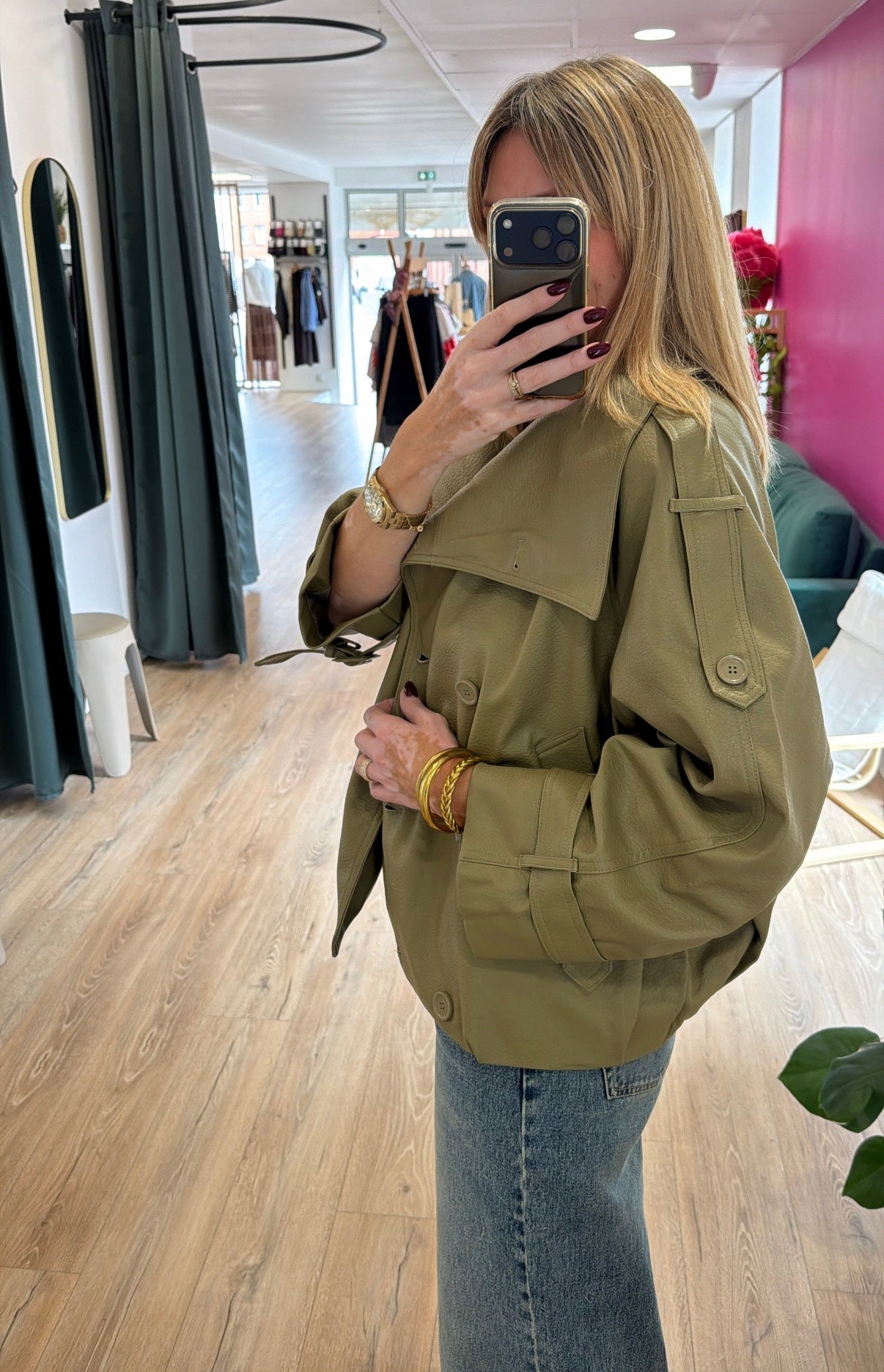 Veste CASTILLE Kaki clair