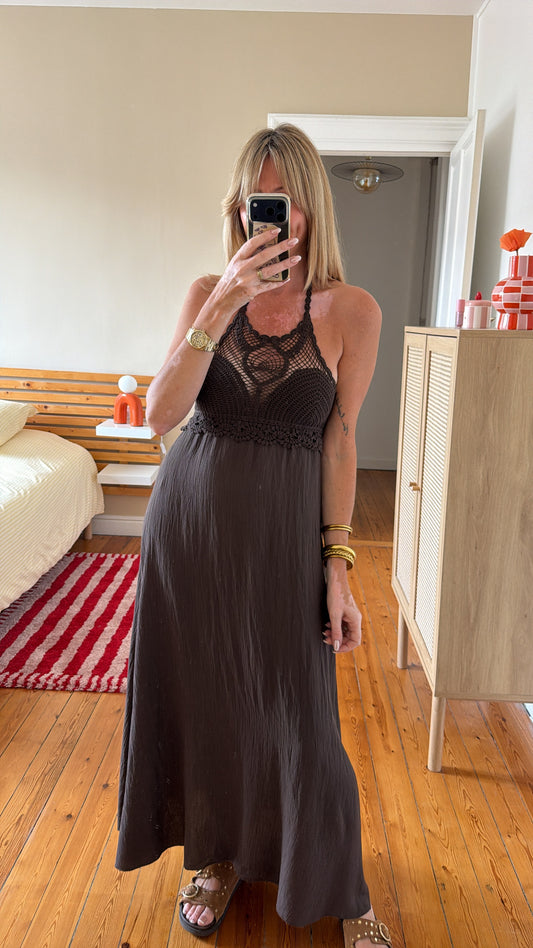 Robe ANAEL Chocolat