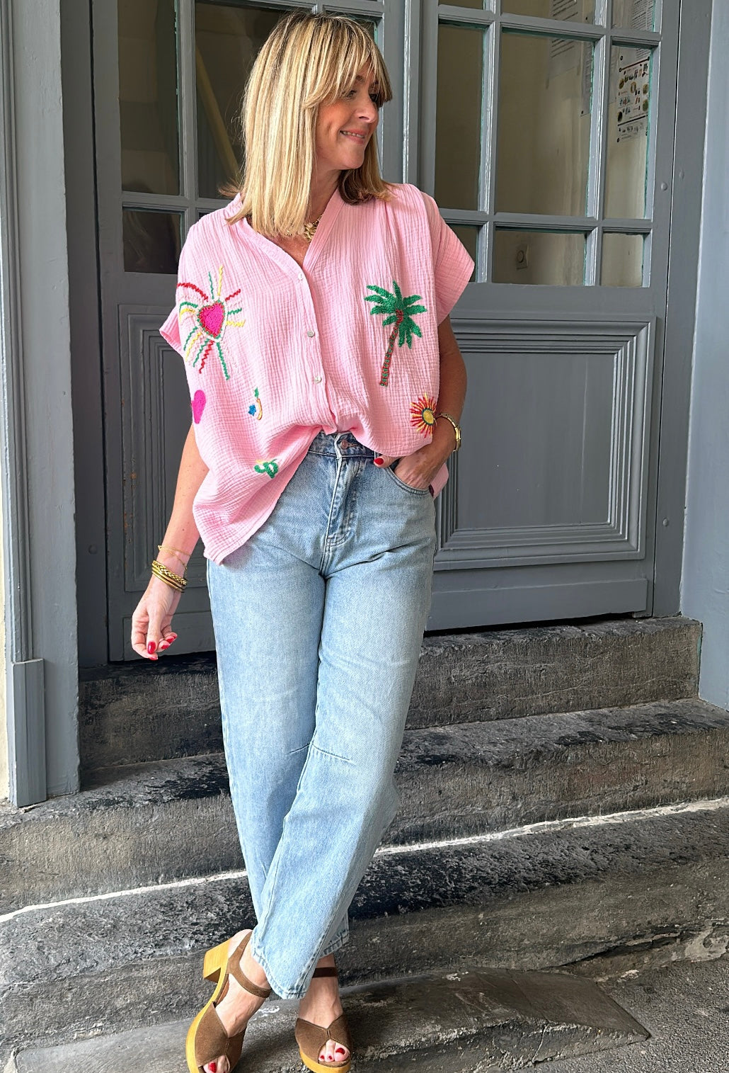 Chemise LAURA Rose