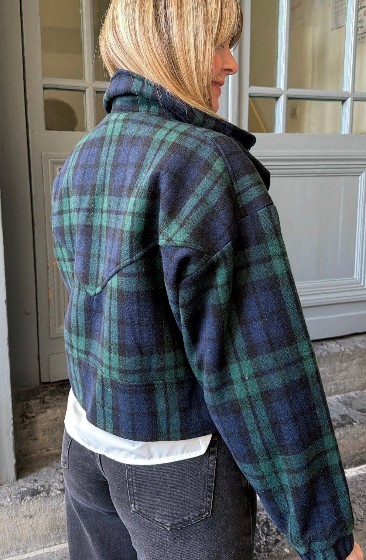 Veste tartan ANASTASIA