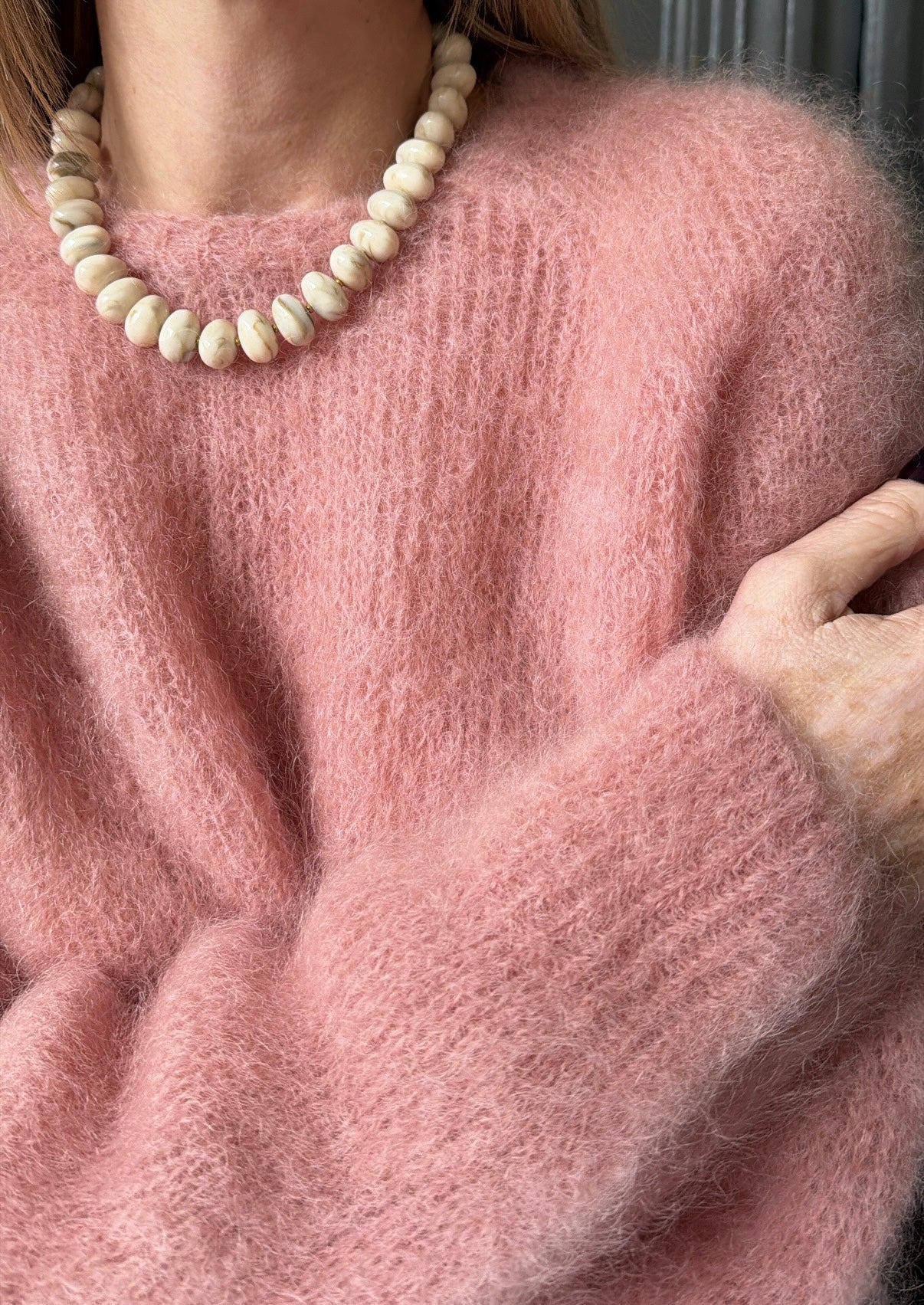 Pull LEONTINE Rose poudré