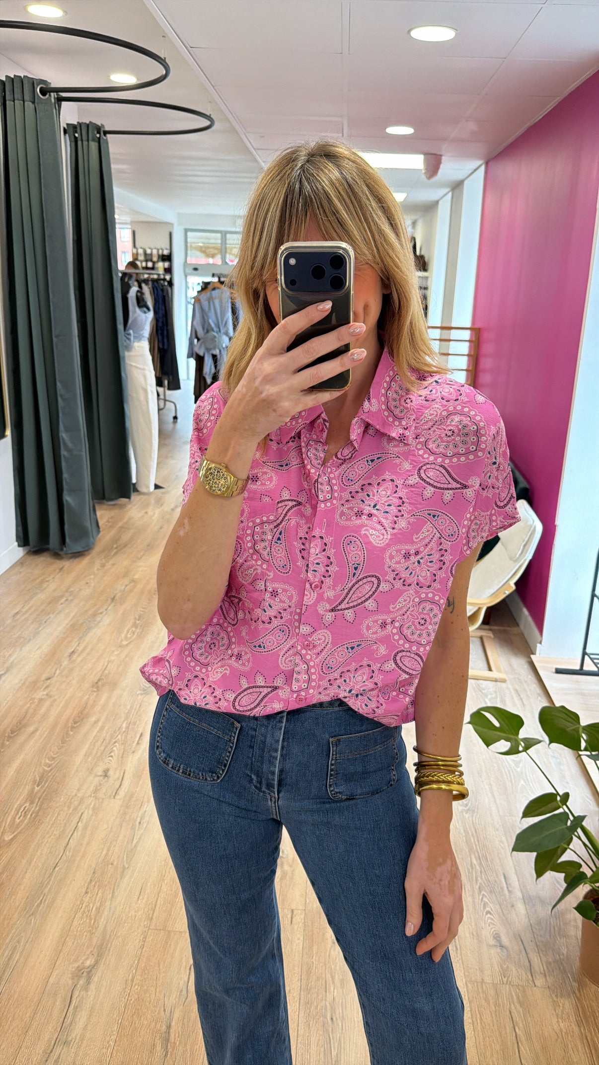 Chemise LAURE Rose
