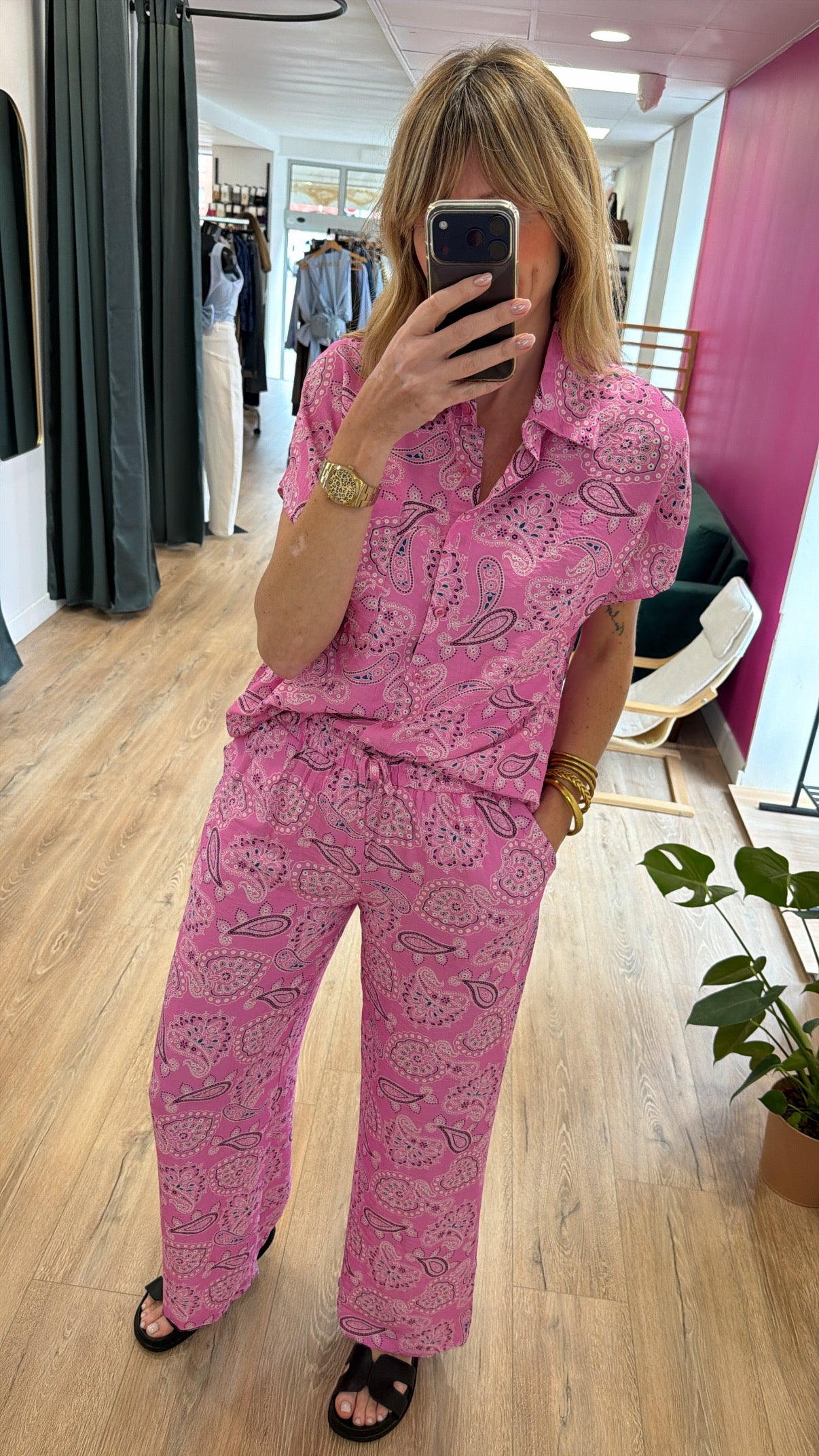 Chemise LAURE Rose