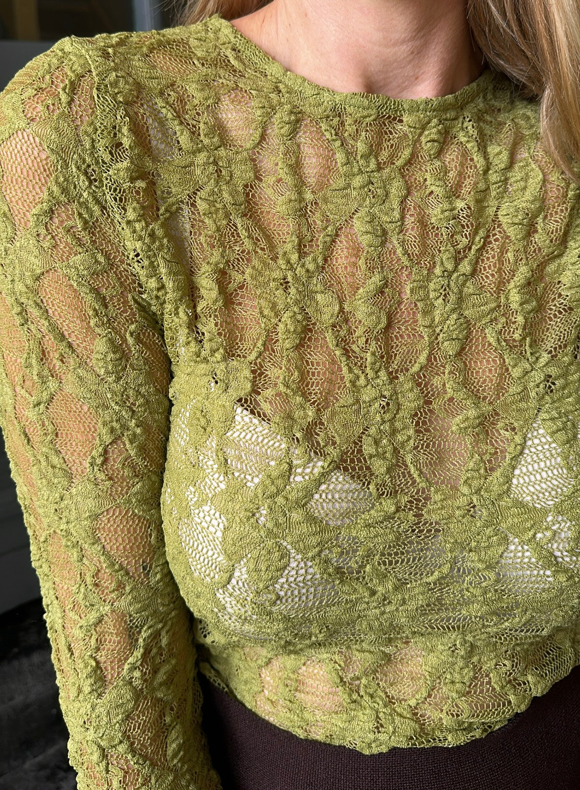 Top LÉNA Vert Pistache