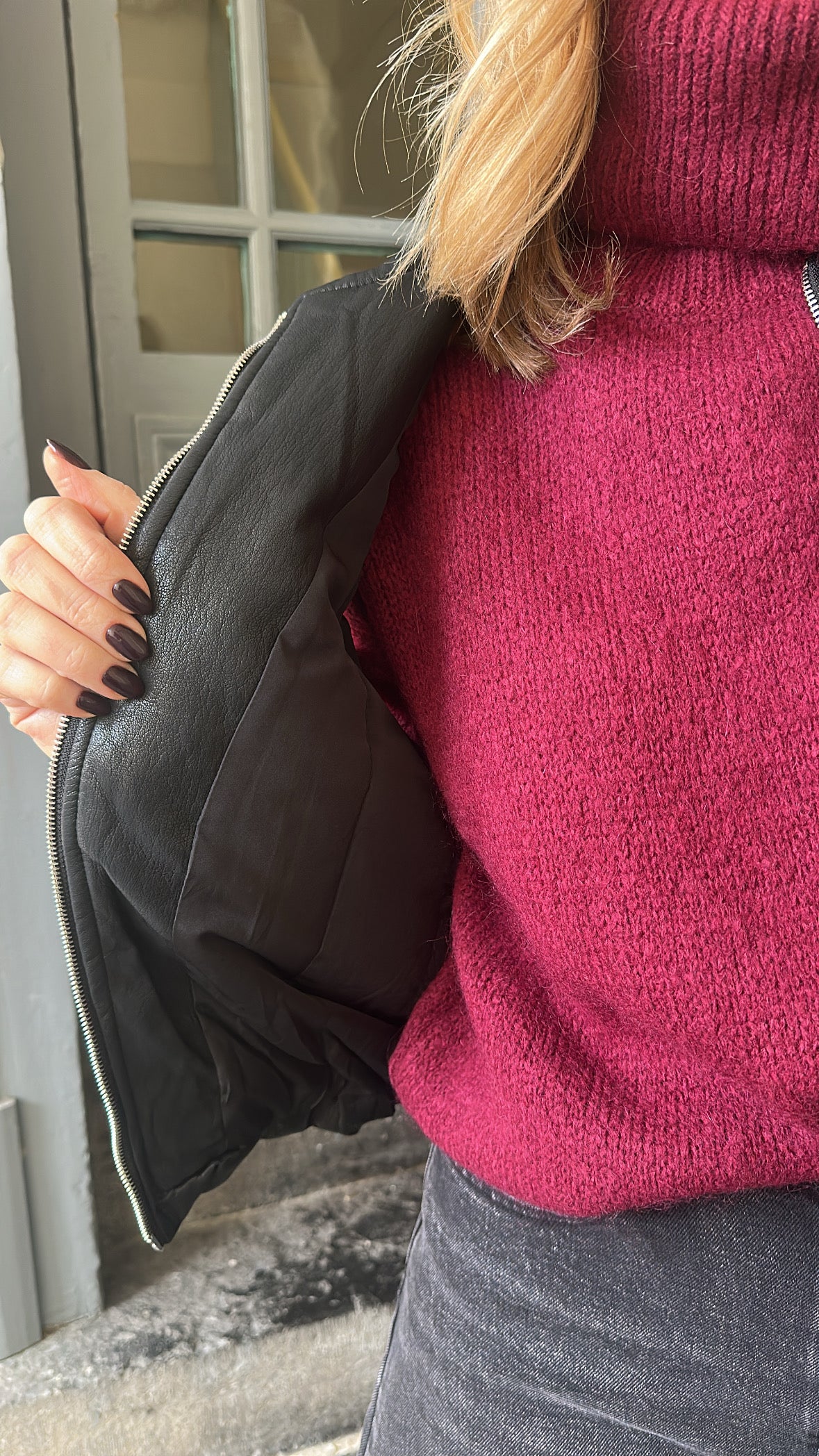 Veste/bomber JAÏA Noire