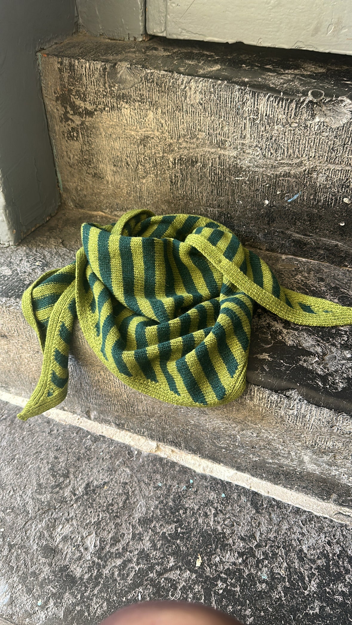 Foulard ELEA Vert pistache/Vert foncé