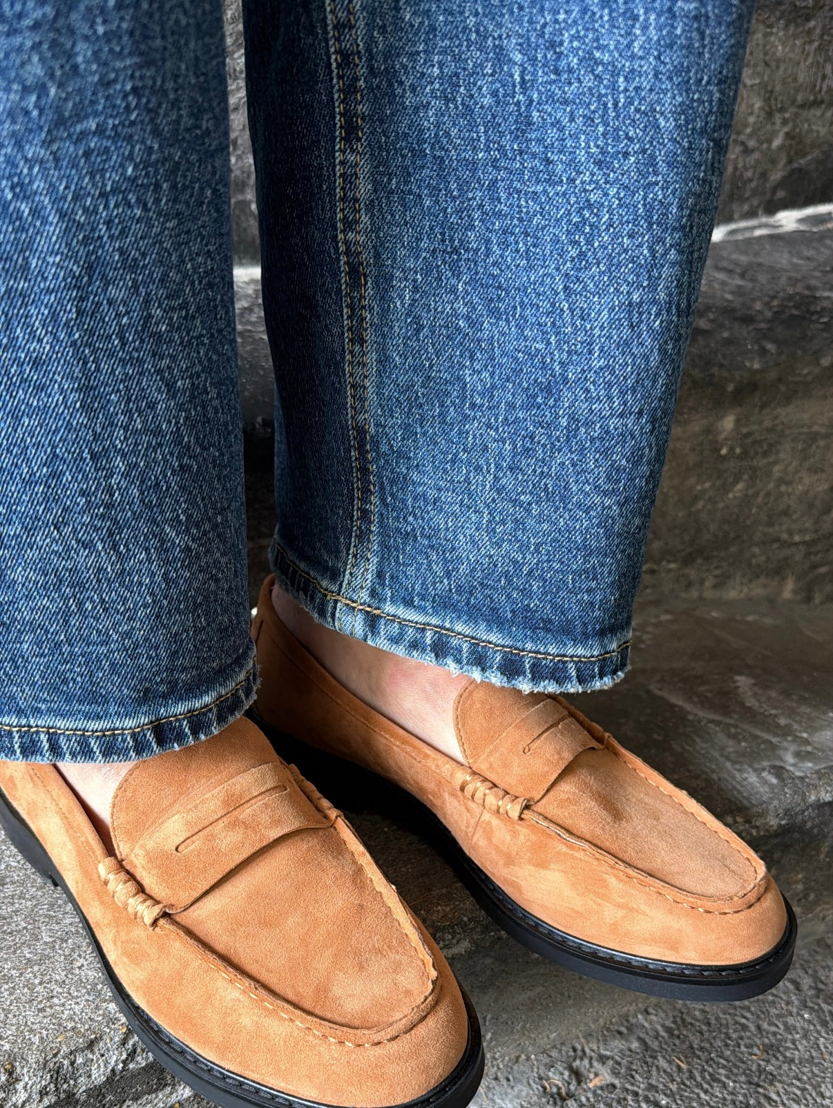 Mocassin ADISON Camel Suède STEVE MADDEN