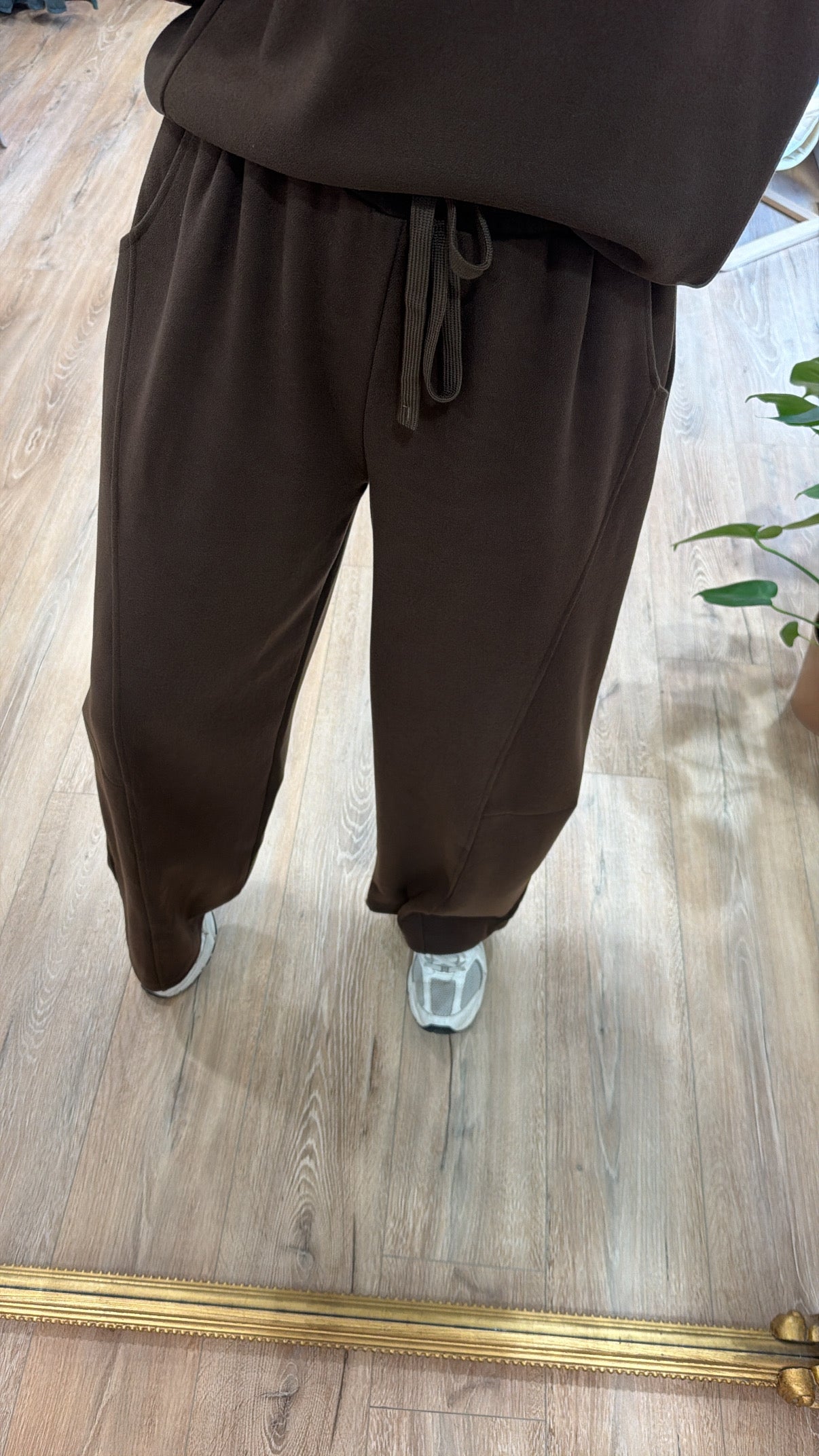 Pantalon jogging MAUDE Chocolat