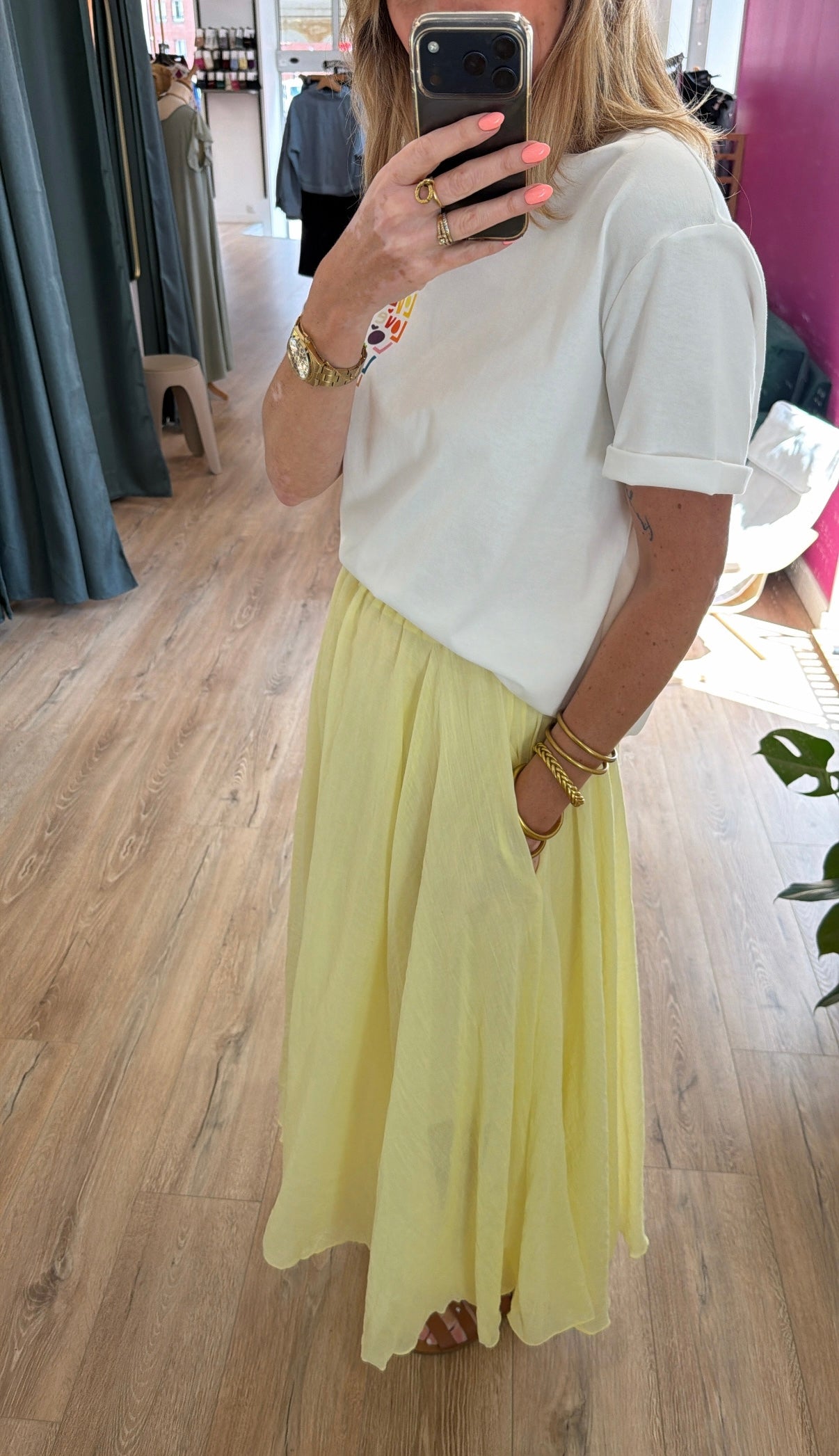 Jupe NADIA Jaune