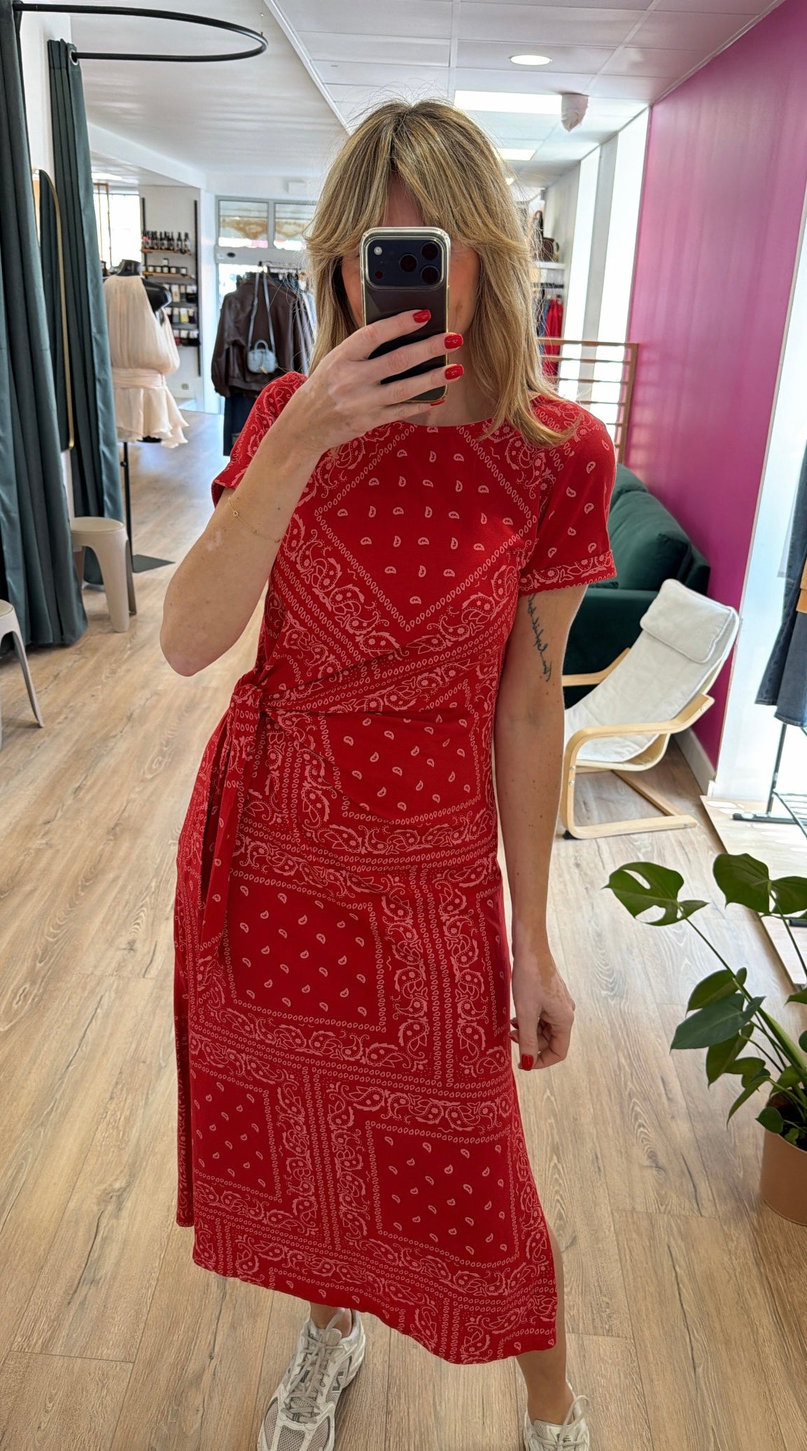 Robe BANDANA Rouge