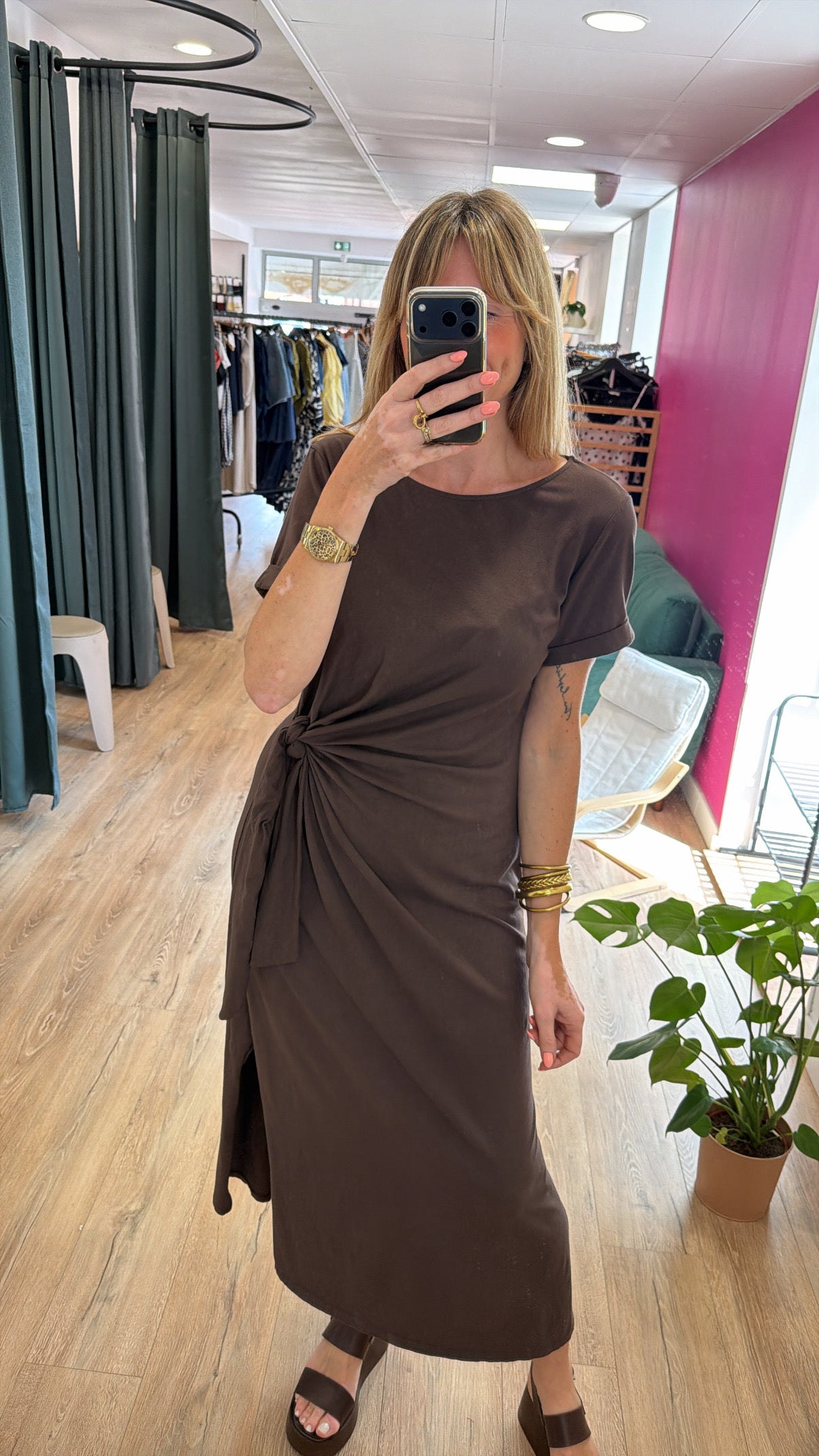Robe MARION Chocolat