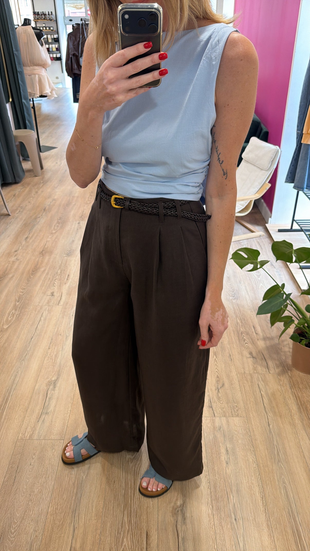 Pantalon ROMAIN Chocolat