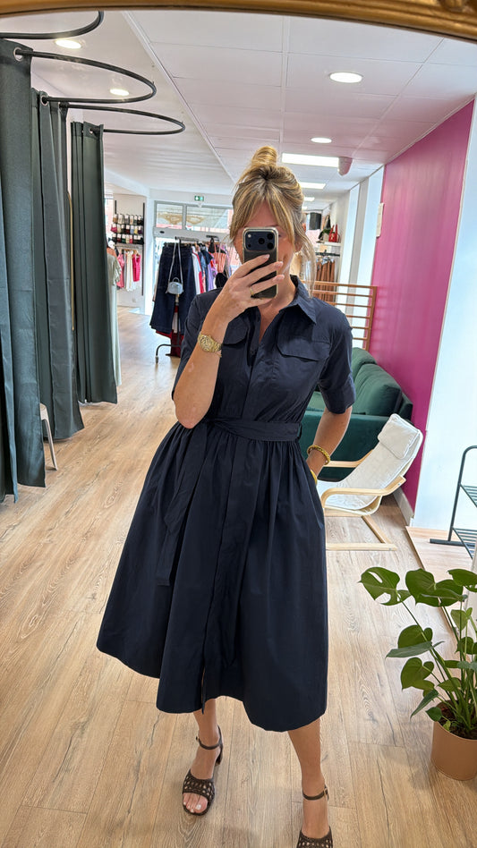 Robe ALIONA Bleu marine