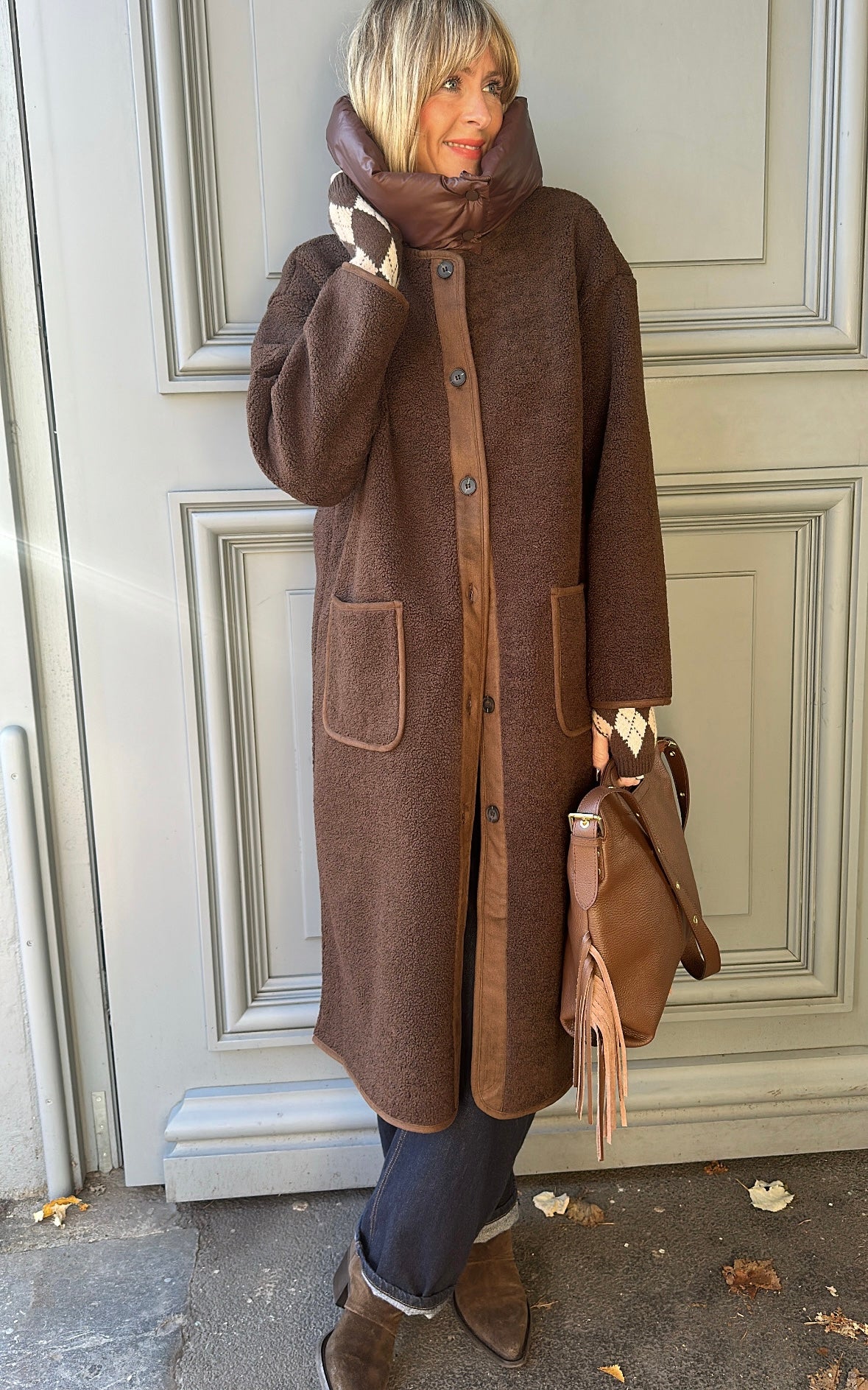 Manteau SACHA Marron