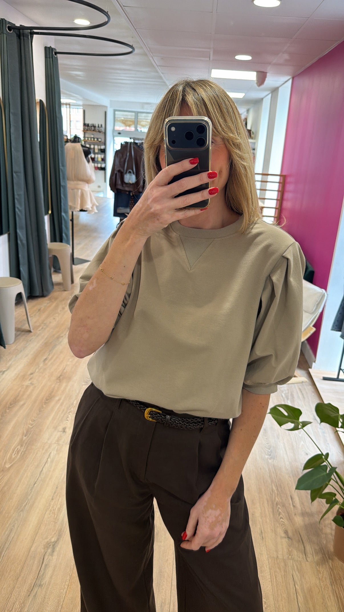 Sweat ALEXANDRE Taupe